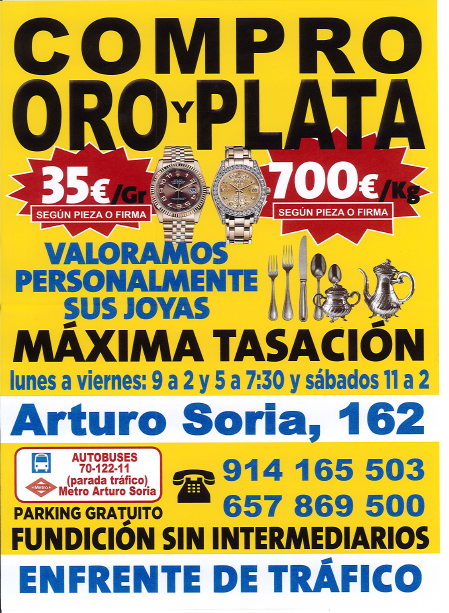 COMPRO-ORO precios